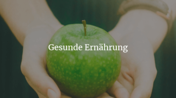 Gesunde Ernährung